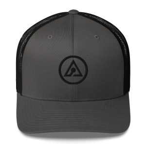 Algorithm 3D Black Icon Trucker Cap