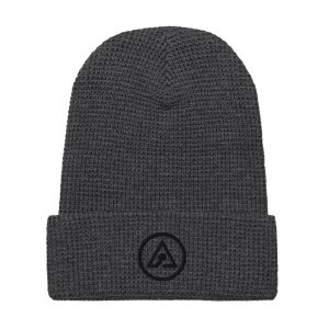Algorithm Circle Logo Waffle beanie